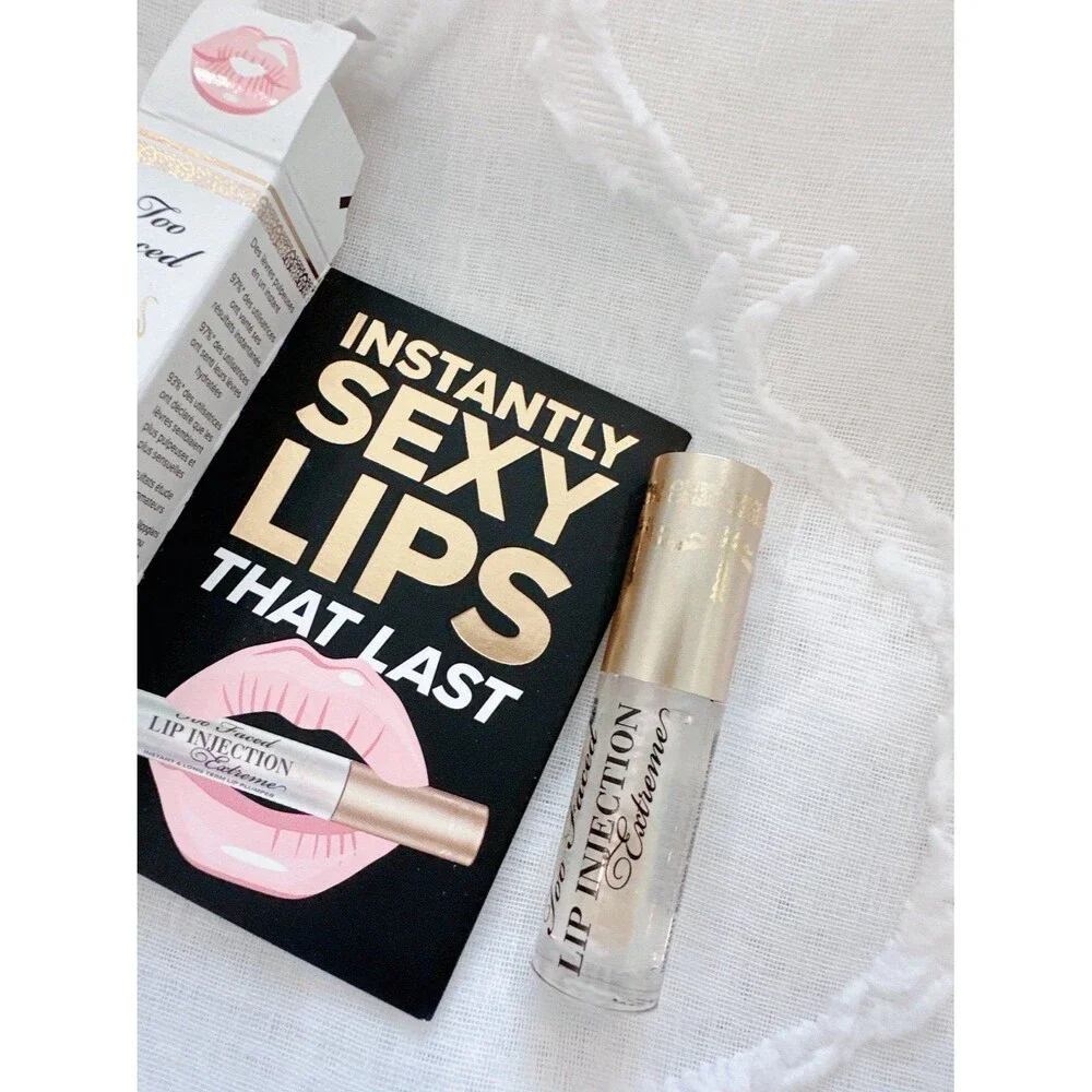 NIB Too Faced Lip Injection Extreme Lip Plumper Travel Size .05 oz 1.5 g